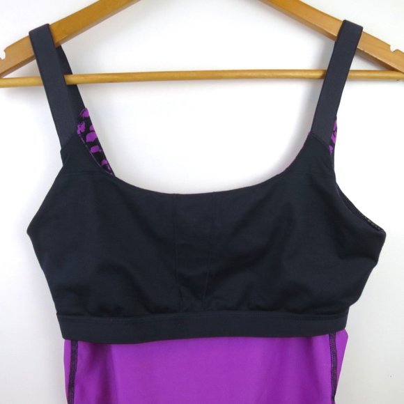Lululemon Barre None Tank Purple Cheetah Print 6 - Picture 10 of 11